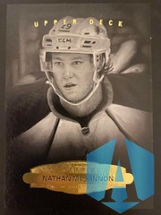 2014-15 Upper Deck Masterpieces #162 Nathan MacKinnon Black & White Parallel